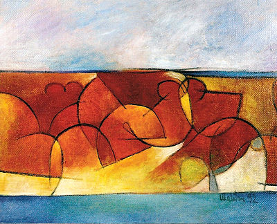 1992 - Estate calda - Olio su tela 40x50cm
