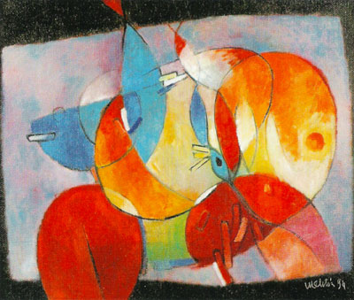 1994 - Acquario - Olio su tela 46x54cm