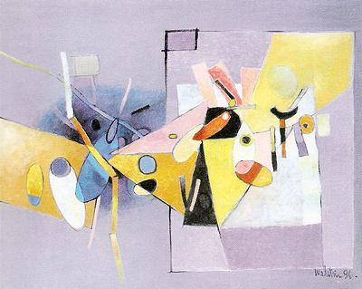 1996 - Farfalle - Oil on canvas 80x100cm