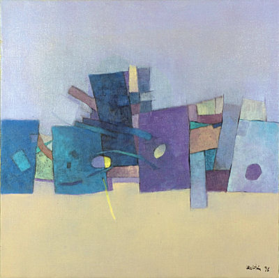 1996 - Nostalgia - Olio su tela 90x90cm
