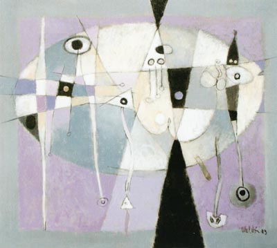 2003 - La nascita - Olio su tela 92x103cm