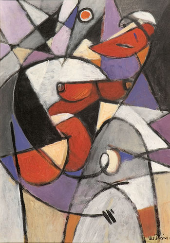 2004 - Gli amanti - Acrilico su tela 35x50cm