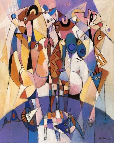 2004 - Sogni - Acrilico su tela 100x80cm