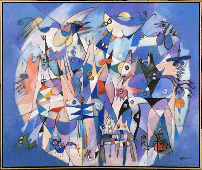 2005 - L'incantesimo della Luna - Acrilico su tela 100x120cm