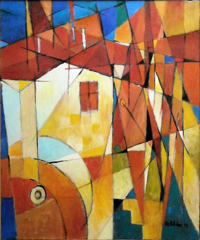 2007 - Il mulino III - Acrilico su tela 60x50cm