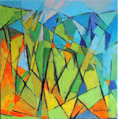 2016 - Paesaggio I - Acrilico su tela 40x40cm