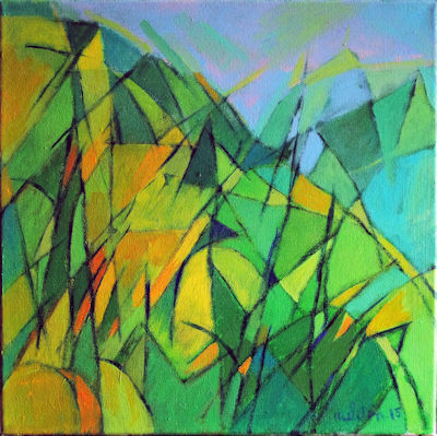 2016 - Paesaggio II - Acrylic on canvas 40x40cm